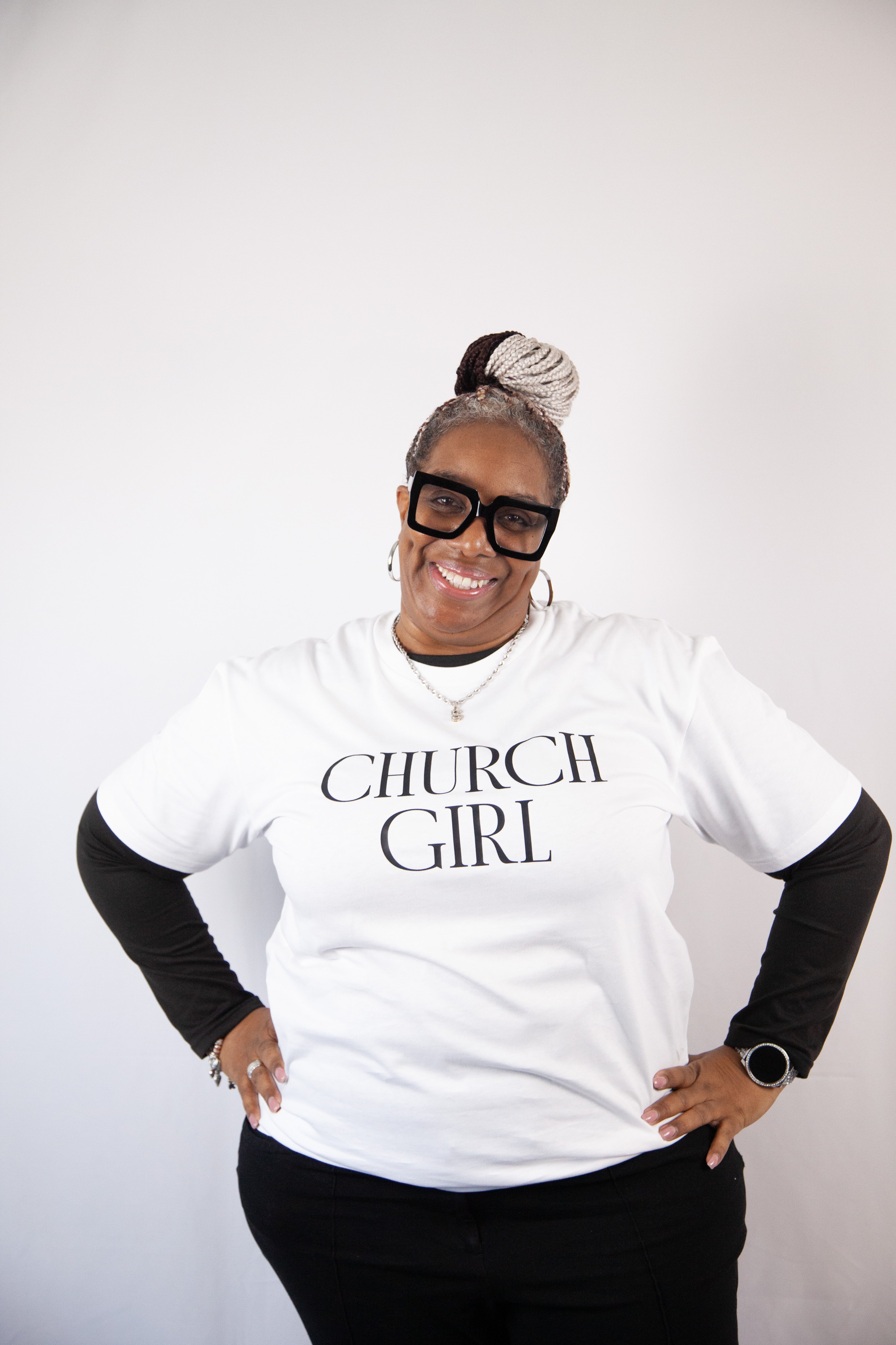 Church Girl Premium T-shirt - White